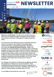 EmpowerHER Pathways Program - May 2026 newsletter. -