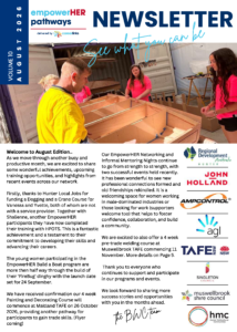 EmpowerHER Pathways Program - August 2026 newsletter. -